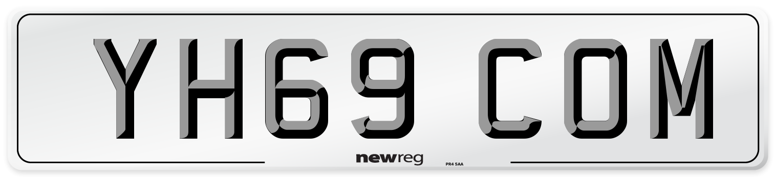 YH69 COM Number Plate from New Reg